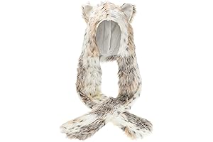 White Animal Hood: A Cozy Winter Companion