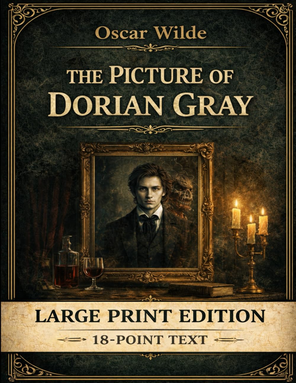 The Picture of Dorian Gray: A Gothic Classic in 18-Point Large Print