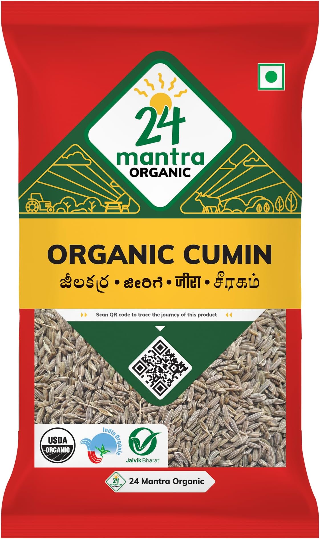 24 Mantra Organic Cumin 100g