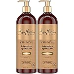 Shea Moisture Shampoo & Conditioner Set - Intensive Hydration Hair Care Formulas with Manuka Honey & Mafura Oil for Extra Dry, Damaged Hair, 24 Oz Ea