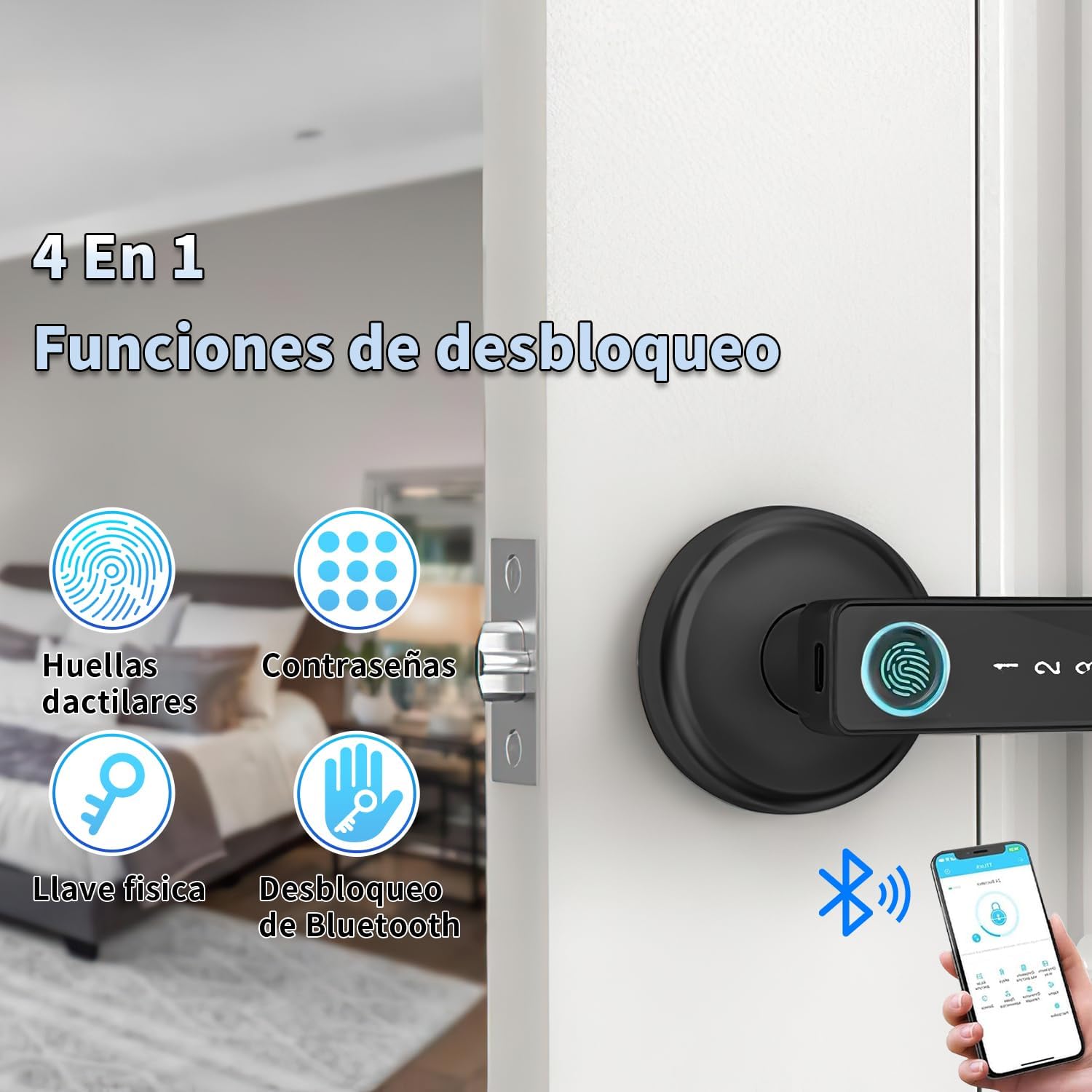 Four unlocking methods for LOKOOY B2 Smart Lock