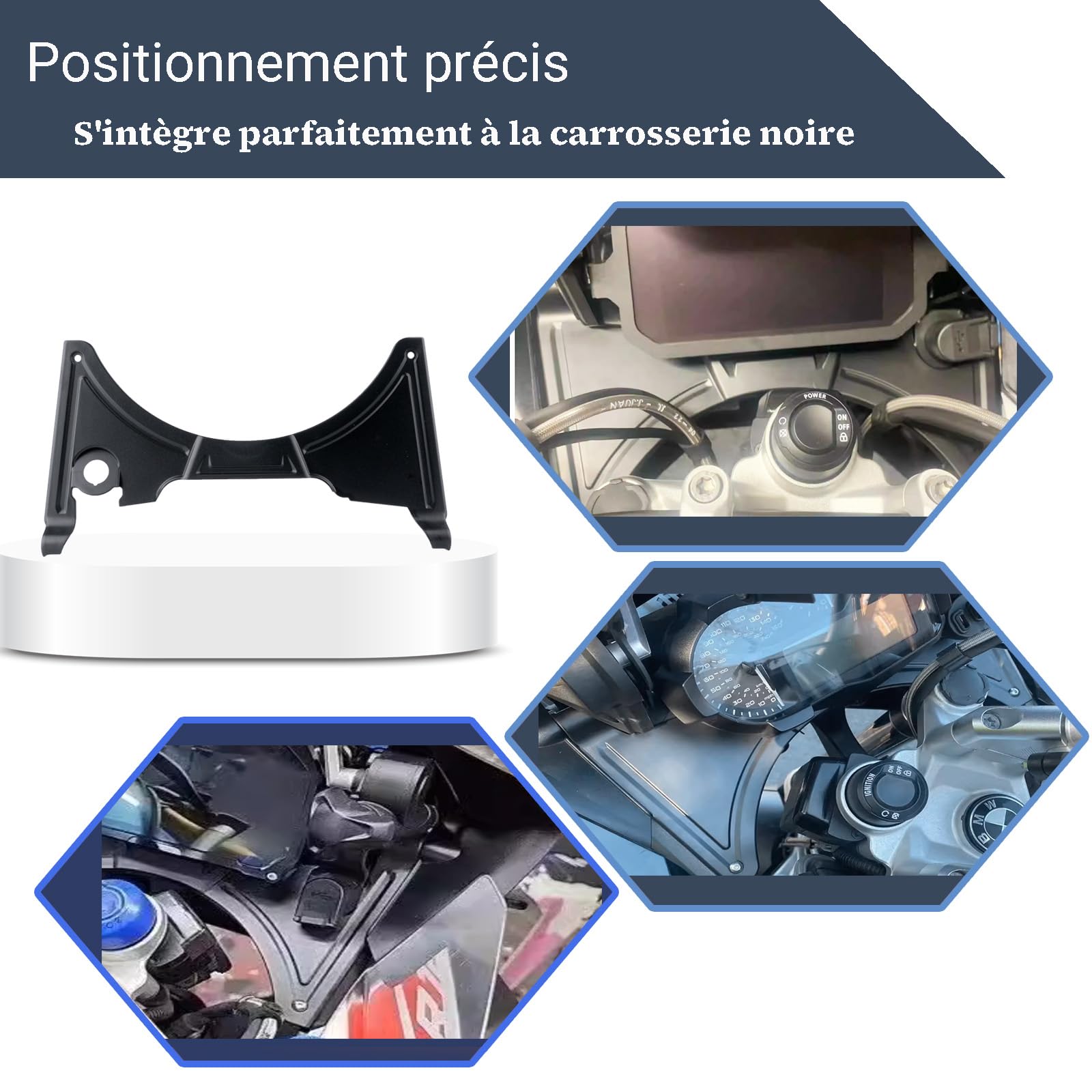Déflecteur Vent carénage de Cockpit de Moto Compatibles avec R1200GS LC (2013-2018)/LC ADV (2014-2018) et R1250GS R1250GS ADV (2018-2023)