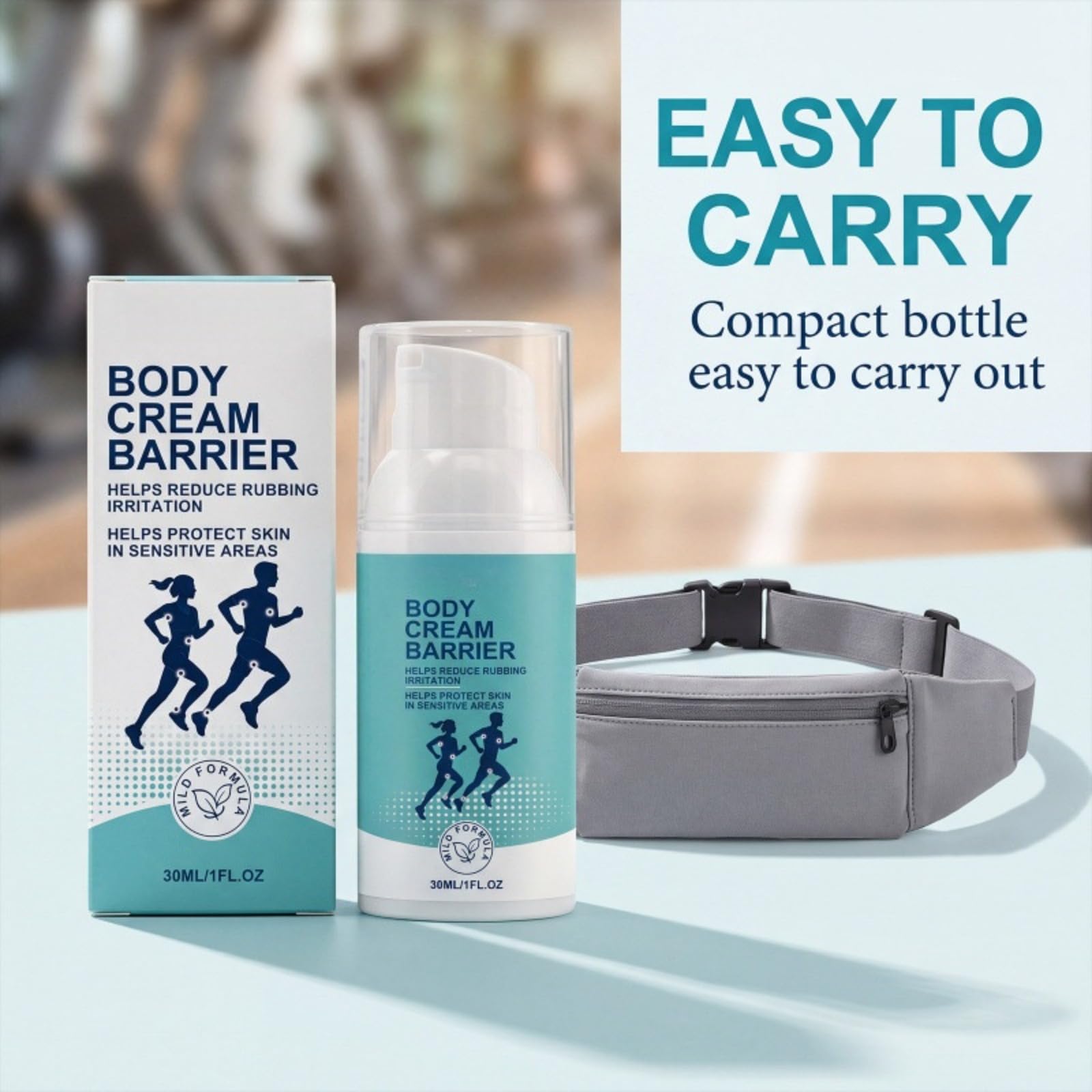 Crème Cuisse Anti-Frottement 30ml Film Invisible Résistant Sueur