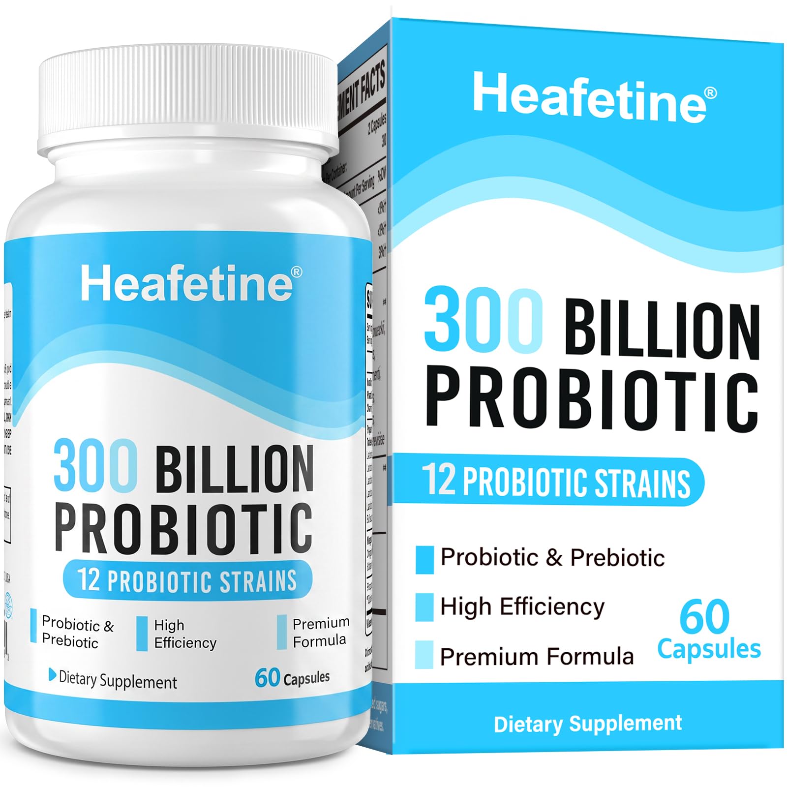 Heafetine 300 Billion CFUs Probiotics
