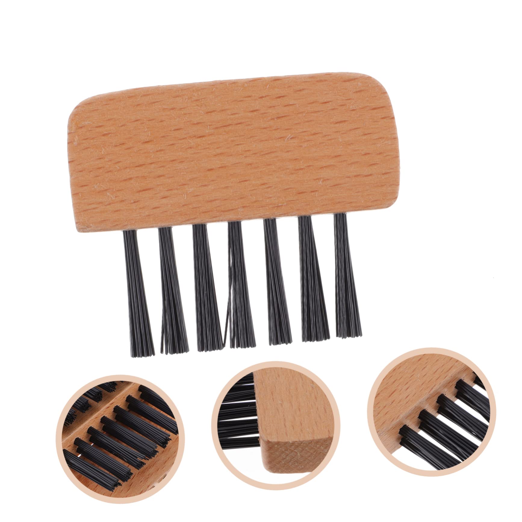 Cepillo Profesional de Sóftbol y Béisbol, Mango de Madera, 3 Piezas, Accesorio de Árbitro