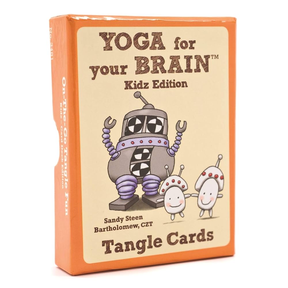Yoga For Your Brain Kidz Edition: Tangle Cards (Design