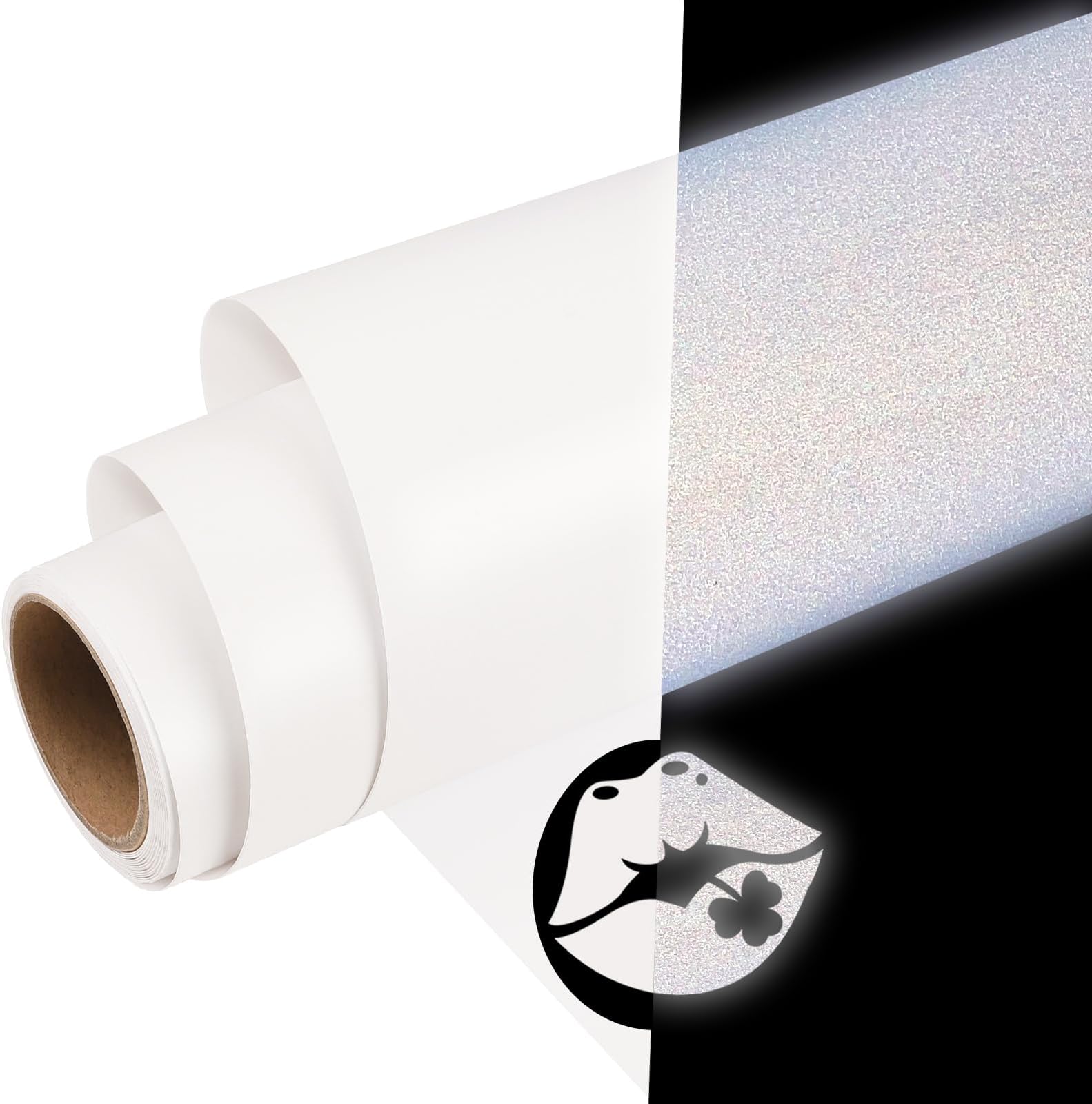 WRAPXPERT Reflective Vinyl - White, 12" x 5ft for Mailbox Numbers, Cars, Trucks, Motorcycles, Bikes, Helmets