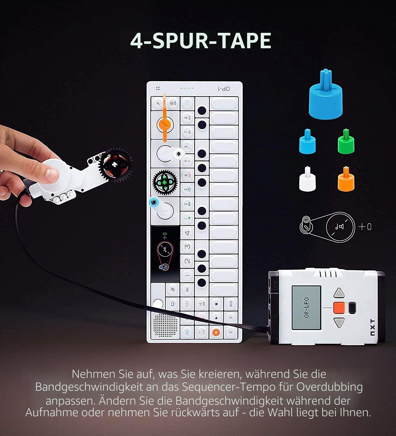 Teenage Engineering OP-1 tragbarer Synthesizer, Sampler und Controller mit eingebautem FM-Radio
