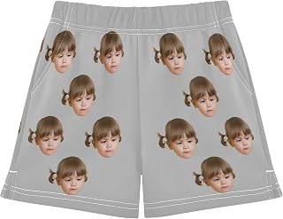 Pantalones cortos deportivos divertidos personalizados para niñas con elastano, pantalones cortos para yoga, talla XS, color marrón claro, Gris, Medium
