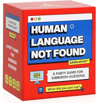 KAWAII KOI Party Game for Gibberish Guessing, A Funny Word Guessing Card Game for Teens & 17+, Great Funny Gift for Friends, Couples & Party Game Nights, Human Language NOT Found
