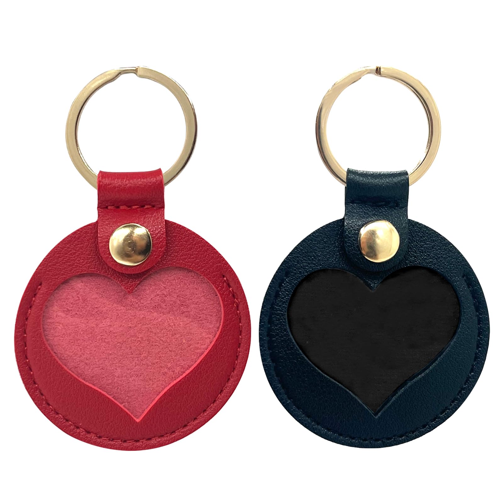 Duuclume Personalized Pet Hair Keepsake Box for Dog Pets Hair Storage Pouch Fur Memorial Keyring for Pet Commemorative,Dog Cat Paw Shape Leather Keychain Pendant (Black & Red Heart)