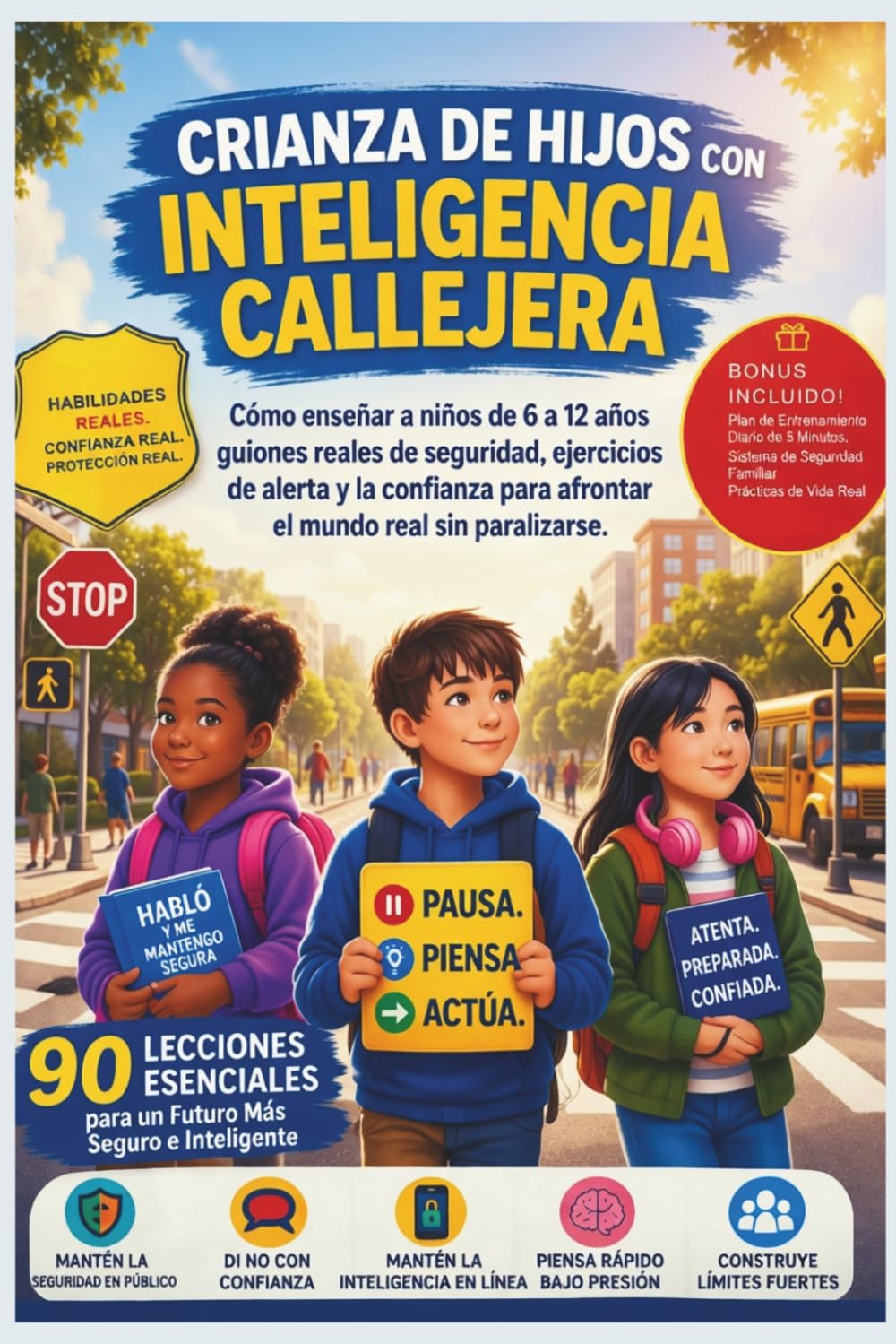 Crianza De Hijos Con Inteligencia Callejera: Cómo enseñar a niños de 6 a 12 años guiones reales de seguridad, ejercicios de alerta y la confianza para afrontar el mundo real sin paralizarse