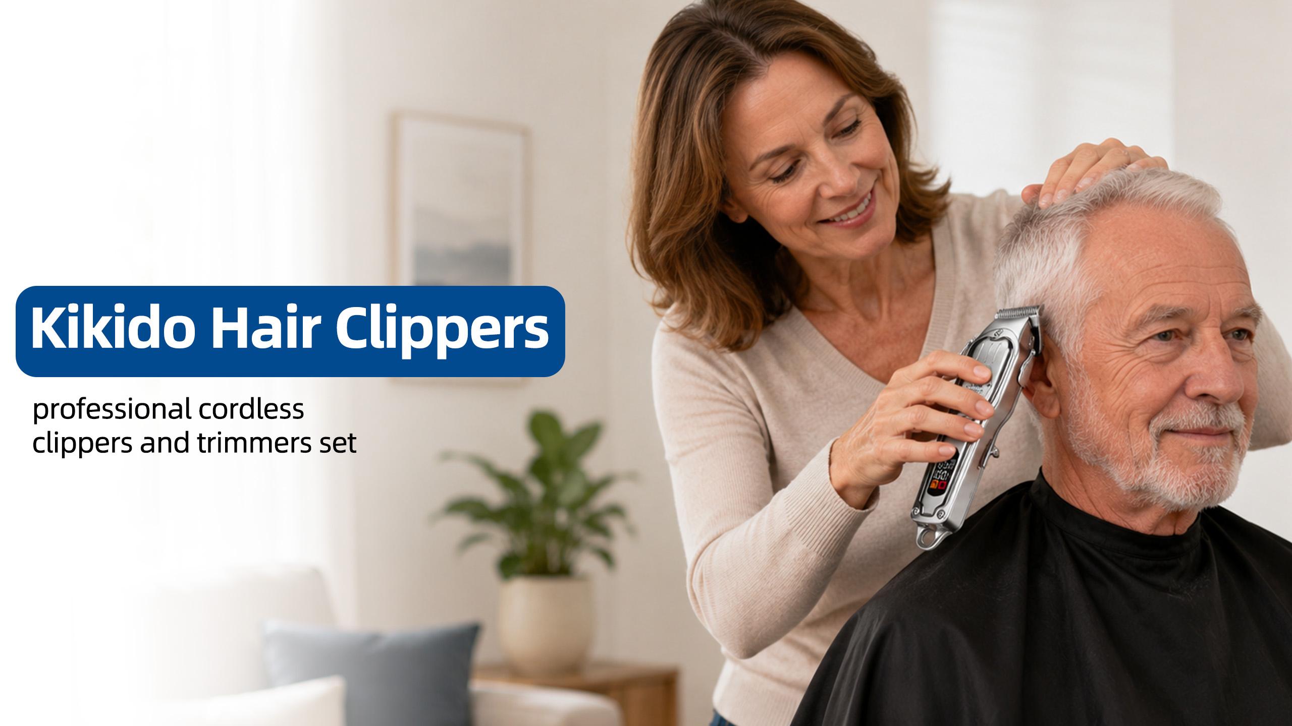 Amazon.com: KIKIDO Cordless Hair Clippers for Men Professional