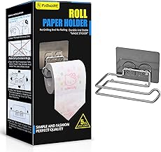 Toilet Paper Holder for Bathroom ACCESORIES. Bathroom Organiser Towel Paper Holder (Stainless Steel Toilet Paper/Towel Holder)