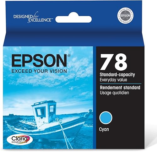 Miniatura 4 de Epson T078 Claria Tinta de Alta Definición Capacidad Estándar 5 Color Cartucho Combo Pack & T078 Claria Alta Definición -Tinta Capacidad Estándar