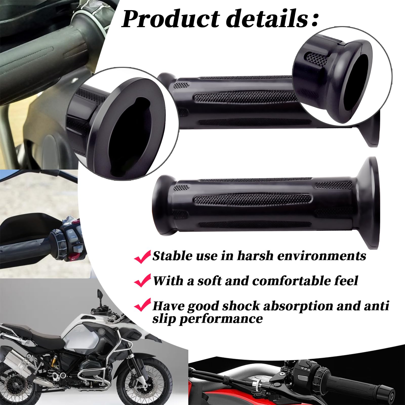 NCXKZLH Klappbarer Schalthebel Für BMW Motorrad - Fußpolster Für F800, R Nine T, S1000 Modelle