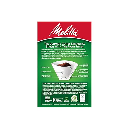 Miniatura 2 de Filtros de café en cono Melitta color blanco N 2 40unidades