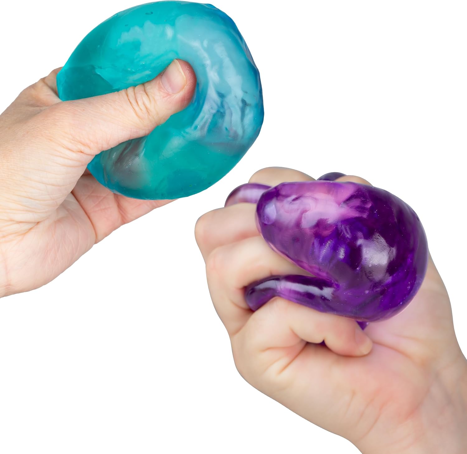 ORB Sugar Swaps Melting Cube Squishy Toy 2 Pack - 2 Textured Cube Squishies image 3