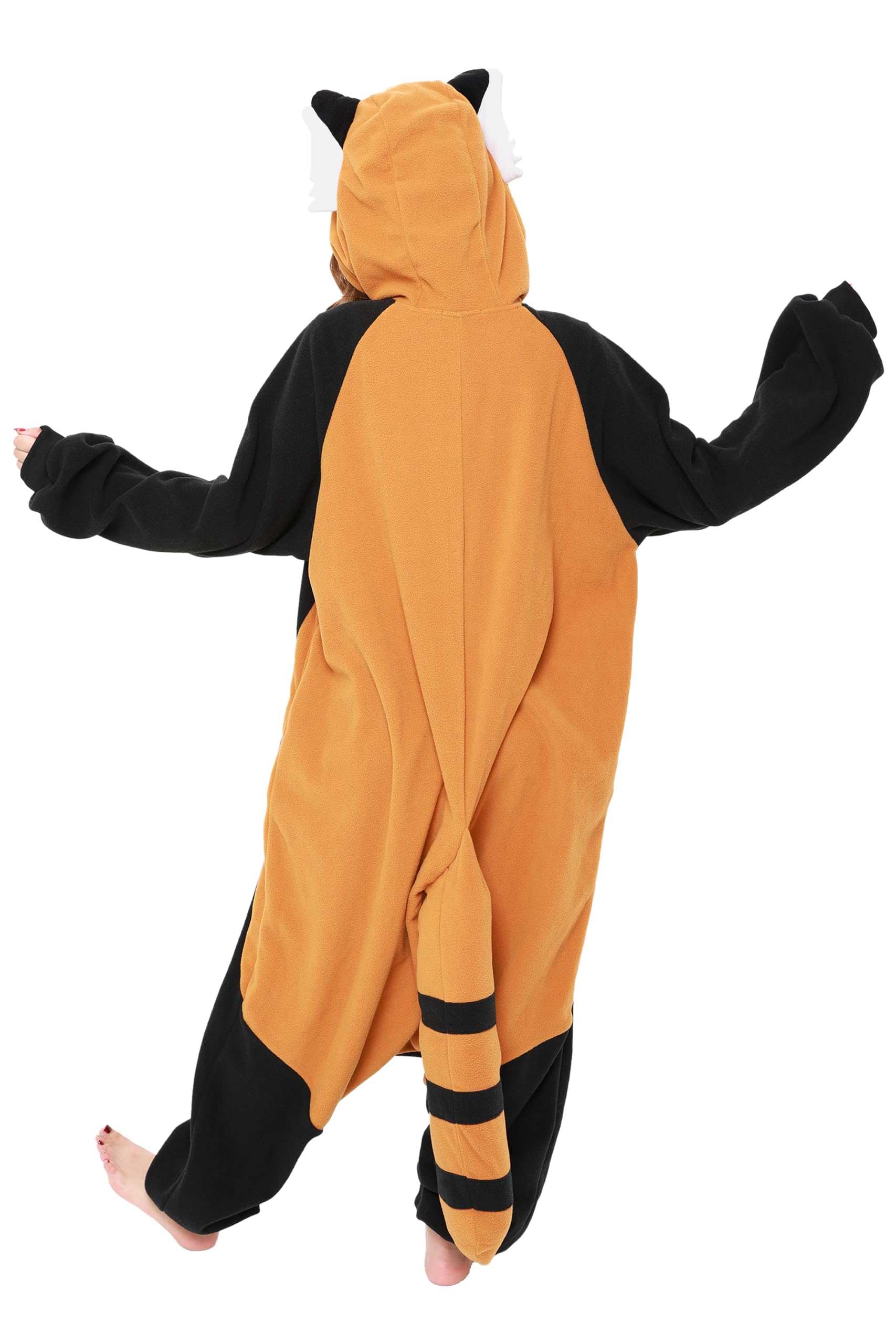 SAZAC Disfraz de panda rojo Kigurumi - Mono de Halloween