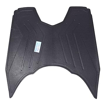 Ramanta Ntorq Foot Mat Anti Skid Washable Scooter/Scooty PVC Floor Mat Two Wheeler Foot Mat Ntorq Mat Compatible with for Ntorq 125, Race XP & 125 XT (1 PC, PVC, Black, Unbreakable)