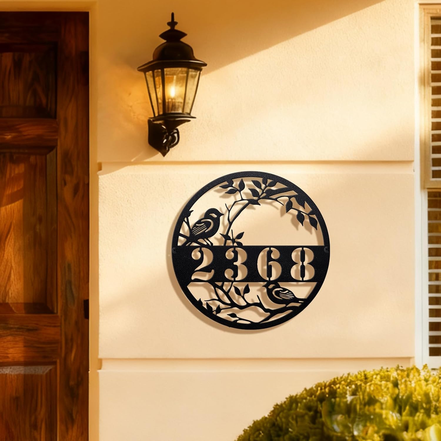Personalized Tree of Life Address Numbers Sign for Outside Modern - Custom Outdoor Address Number Plaque - Wall Art Decor - Unique Handmade New Home Gift Housewarming Gift Style6