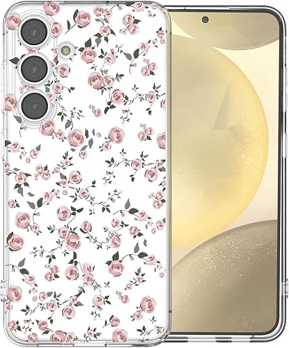 Miniatura 46 de para Funda de Samsung Galaxy S23, Funda Floral de Flores Lindas con Patrón de Lavanda Transparente y Estética para Mujeres y Niñas, Funda Lavanda