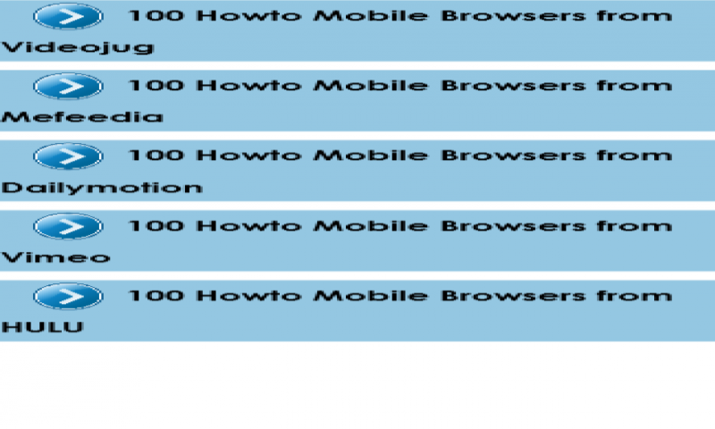100 Howto Mobile Browsers - App on Amazon Appstore