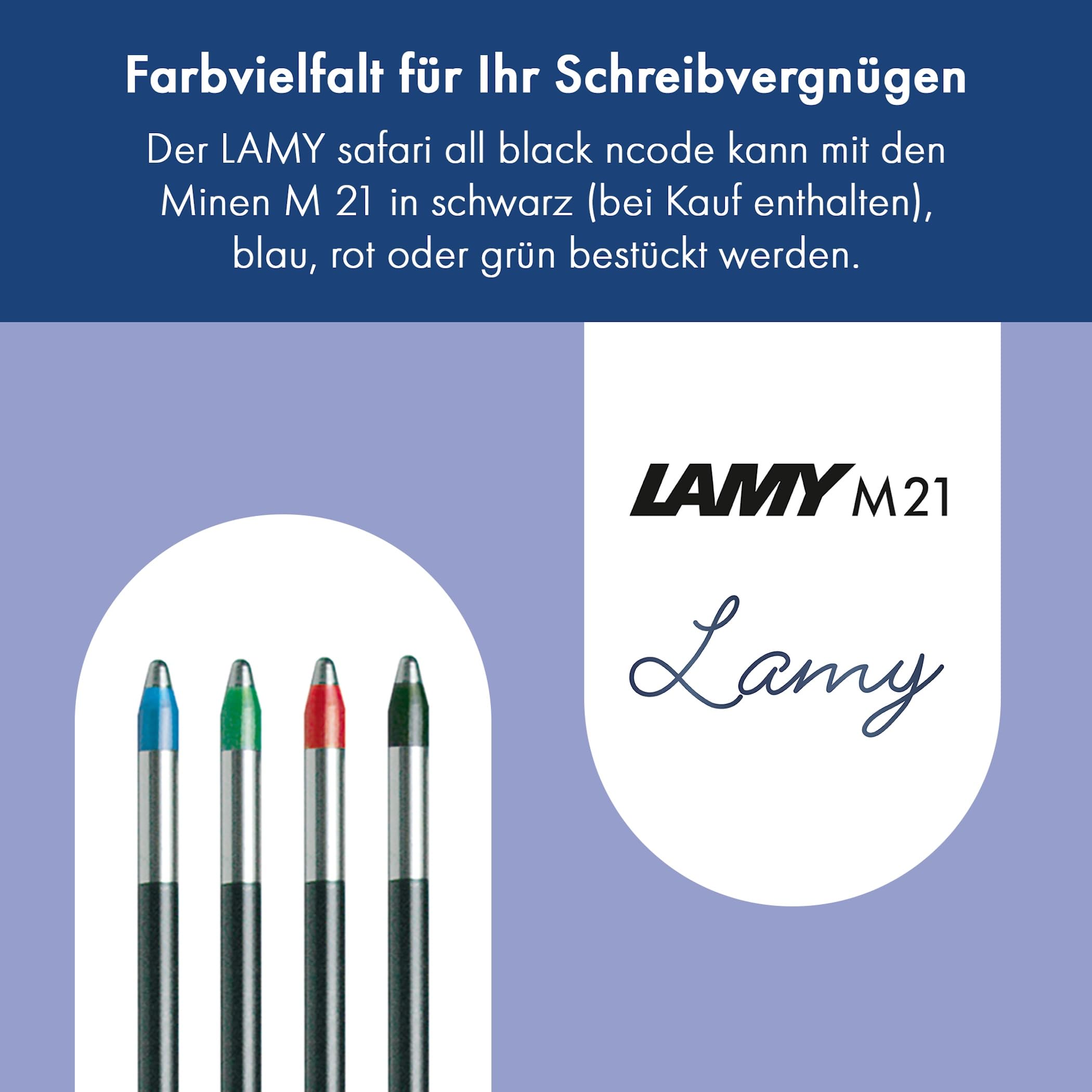 Lamy safari all black ncode Smart Pen für digitales Notizbuch | Schreiben auf echtem Papier mit digitaler Weiterverarbeitung – Stift für elektronisches Notizbuch – inkl. schwarze M 21 Mine