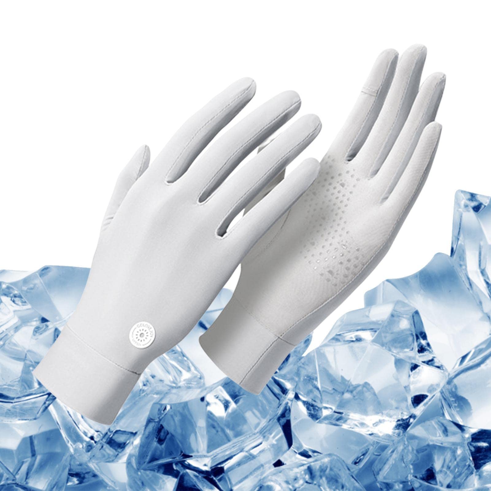 Guantes FPS | protección Solar Transpirables Ice Feeling Thin UPF 50+,navegación, conducción Hombres para Remo, Kayak, conducción, Remo, piragüismo