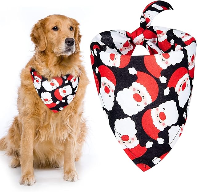 Dogs Bandanas Pet Triangle Bibs Adjustable Strap Dog Neckerchief Set Washable Dog Bandana Collar Personalised Dog Bandana for Small Medium Large Dog