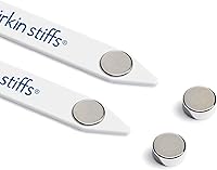 Vista 9 de Plastic Magnetic Collar Stays by Würkin Stiffs As Seen on Shark Tank Stiff-N-Stays Collar Inserts