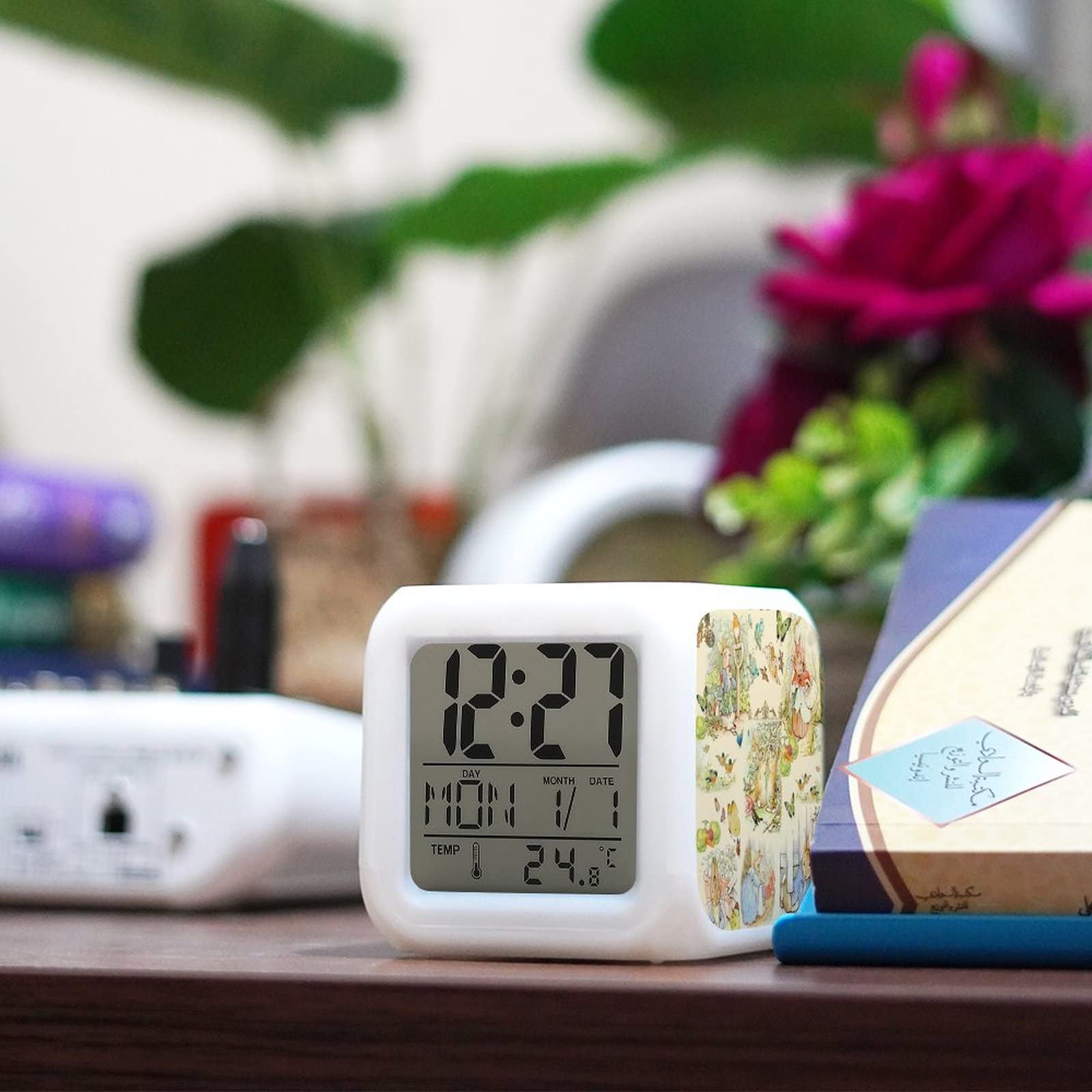 Amazon.co.jp: ピーターラビット 目覚まし時計 アナログ 大音量