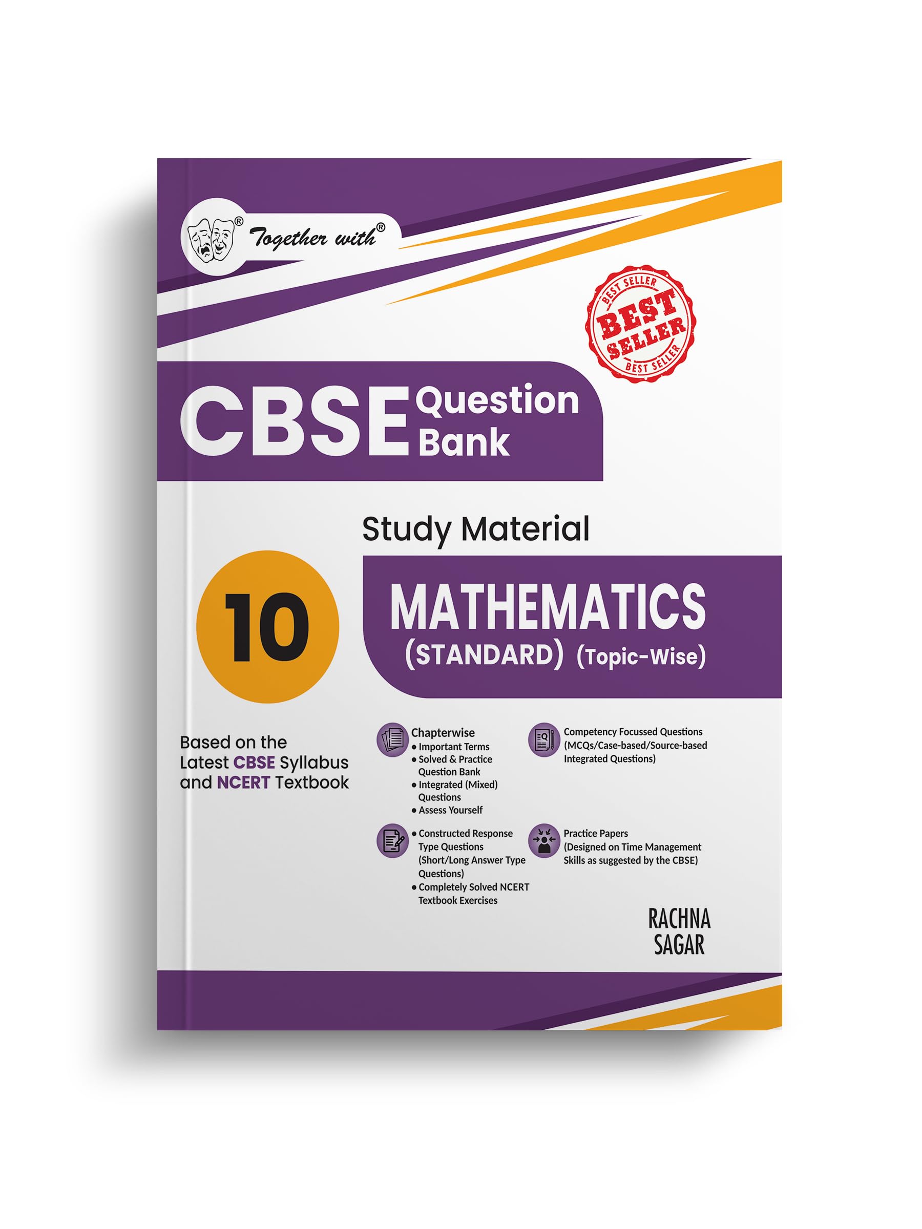 Together with CBSE Question Bank Class 10 Mathematics Standard for 2025-26 Exam (Chapterwise & Topicwise) Paperback – 17 February 2025