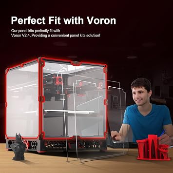 Panels Kit for Voron, Full Set Acrylic Enclosure Panels Kit for Voron 2.4 3D Printer, VORON 3D Printer Accessories