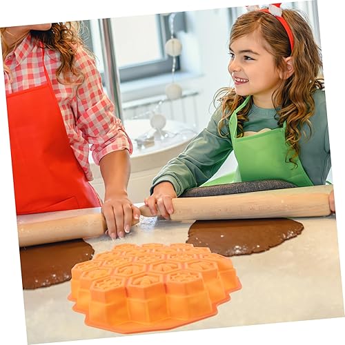 Miniatura 6 de COHEALI Molde de silicona para pastel de panal de abeja de silicona, molde de chocolate para galletas, moldes de silicona para muffins, moldes para