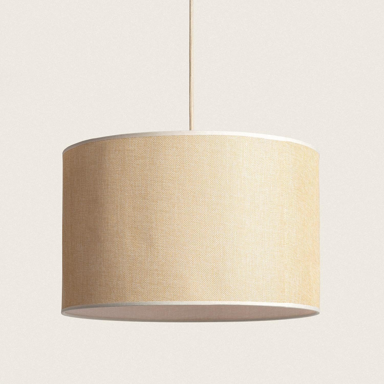 LEDKIA LIGHTING Lámpara Colgante Tela Nally Decoración Salón, Habitación, Dormitorio