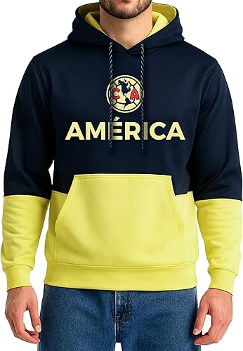 Icon Sports Official Club America Soccer Pullover Hoodie - Unisex Adult