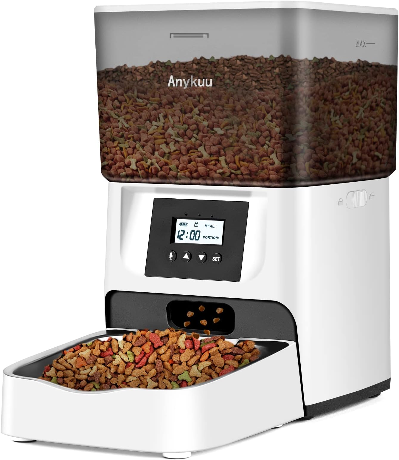 Distributore Automatico Cibo E Acqua Per Gatti E Cani - Mangiatoia Automatica, Design Igienico E Pratico - Foto 14