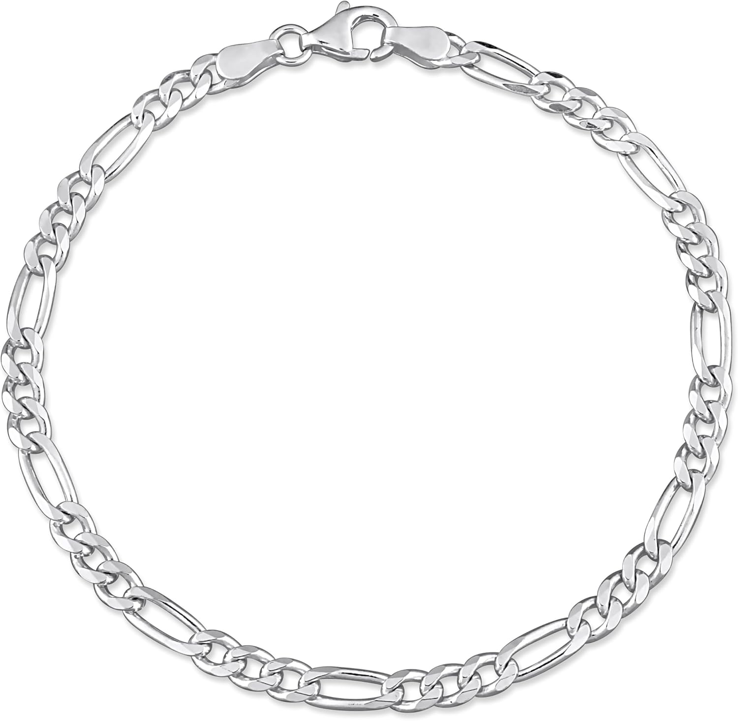 Italian 925 Sterling Silver Figaro Link Chain Brunei Ubuy