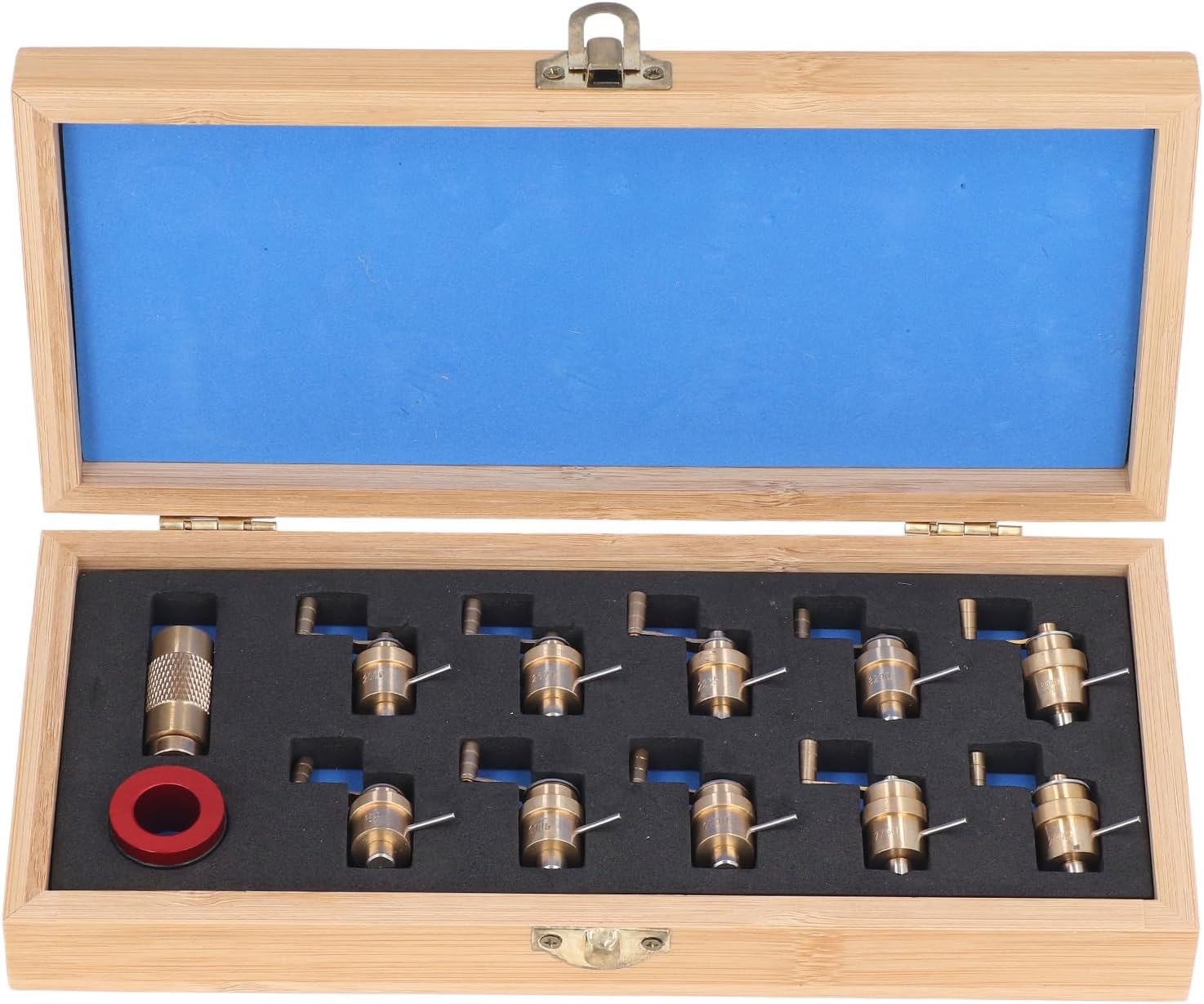 Yosoo Health Gear Watch Mainspring Winder Set Watch Repair Tool Kit, High Brass Watch Winding Kit Watchmaker Tools for Watch Mainspring Repair, 13Pcs Brass Watch Winding Tool