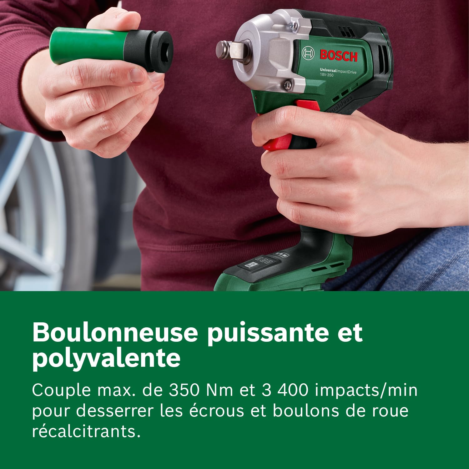 Bosch UniversalImpactDrive 18V-350 boulonneuse sans fil 350 Nm