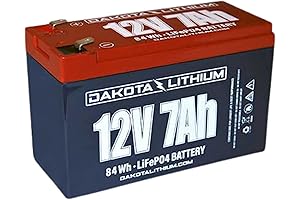 Dakota Lithium – 12V 7Ah LiFePO4 Deep Cycle Battery