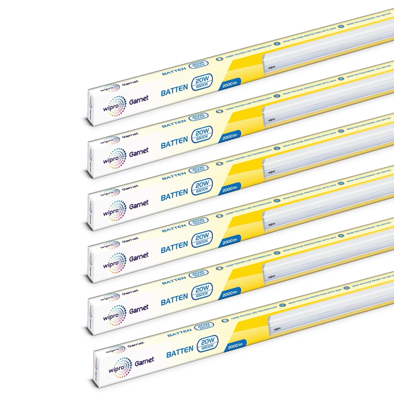 Wipro LED Batten Lights - Bright Home Lighting -8 Wipro LED Batten Lights - Bright Home Lighting -8