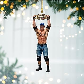 Personalized Wrestling Ornaments, Wrestling Christmas Ornament 2025, Boys Girls Wrestling Gifts Wrestler Christmas Ornaments, Wrestling Coach Gift for Wrestling Player Wrestling Helmet Ornament B2