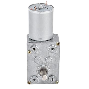 Dc Motor 12v, Electric Reducer Engine Worm Gear Self Locking DC 12V Dc Geared Motor for Worm Gear for Mini Winches