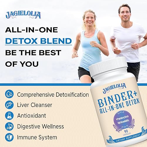 Miniatura 5 de All-In-One Detox Binder Supplement 1500 MG - High Bioavailability, Liver Gut Detox Cleanse with Activated Charcoal, Zeolite & Bentonite Clay for