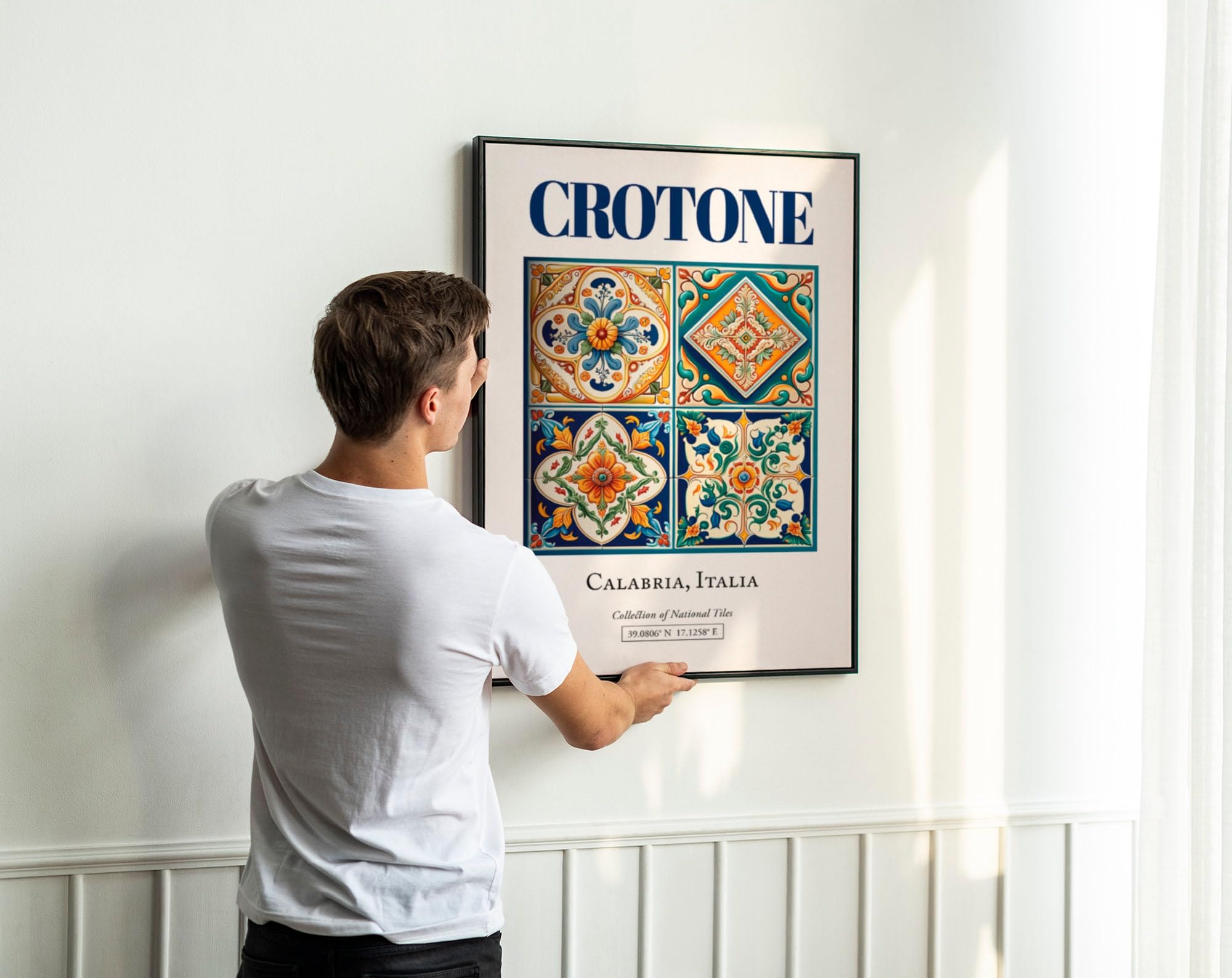 Amazon.com: Crotone Calabria Italy Aesthetic Traditional Maiolica