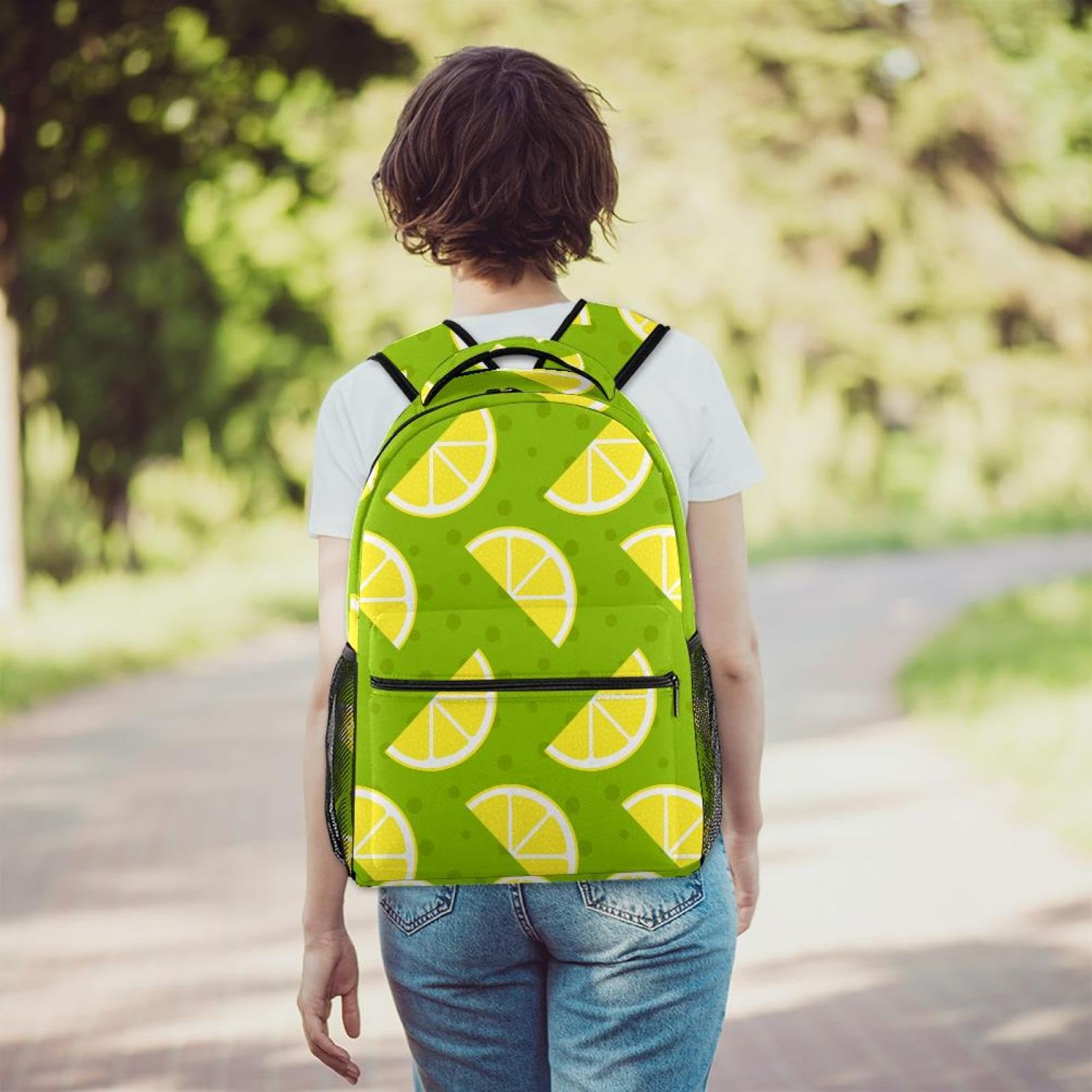 Zaino scolastico per uomini e donne, borsa da viaggio per computer portatile, leggero zaino universitario, zaino casual per libri
