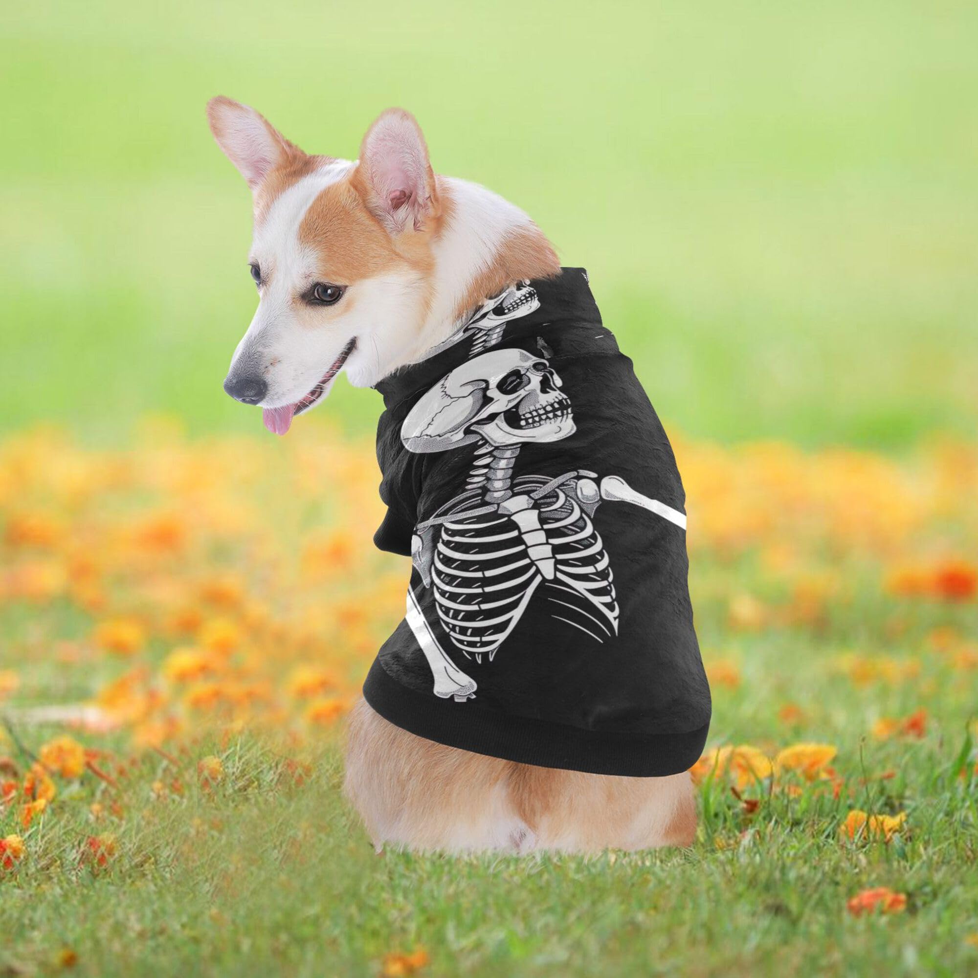 Amazon.com : SEHANY Skull Tattoo Dog Coat for Small Dogs, Super