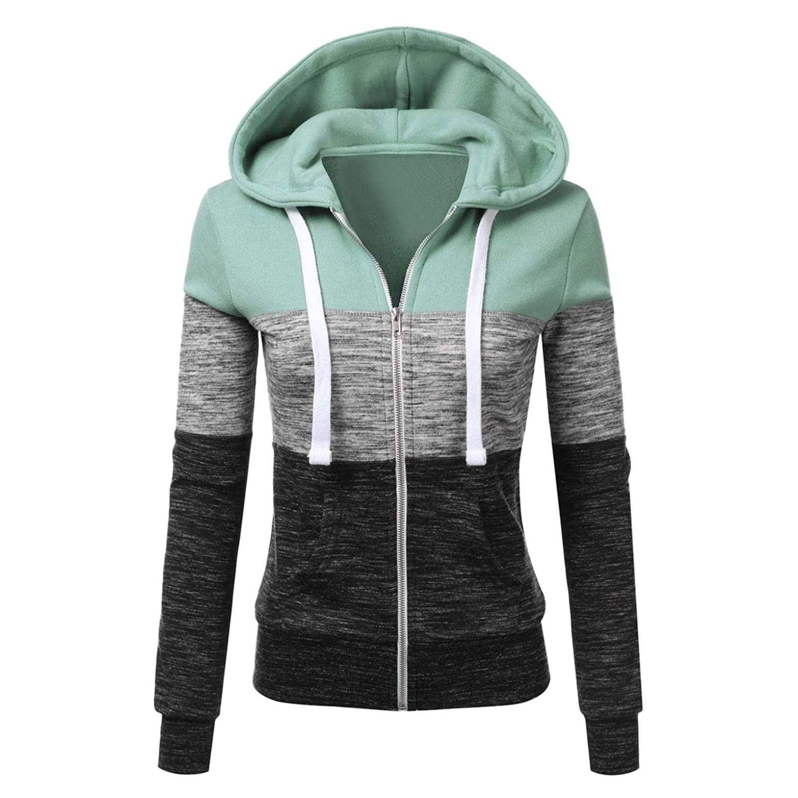 Amazon｜Hoodies for Women Lightweight Thin Zip-Up Hoodie Jacket for Women  with Plus Size (Green 4 XX)｜ラグ オンライン通販